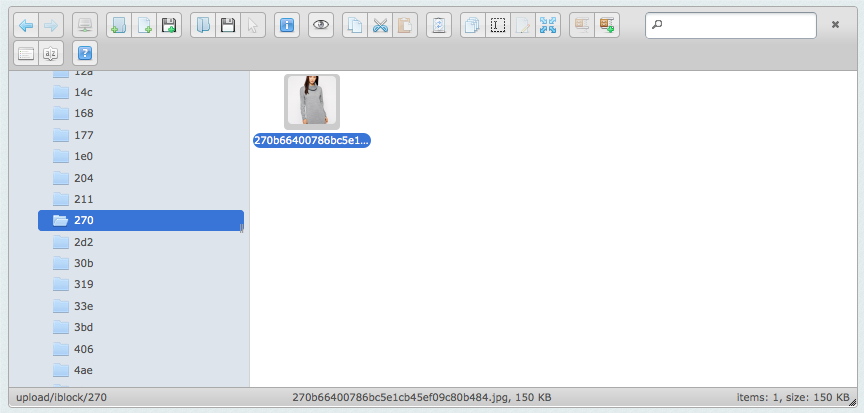 ElFinder - Файловый менеджер, с поддержкой множественной загрузки файлов и изображений -  